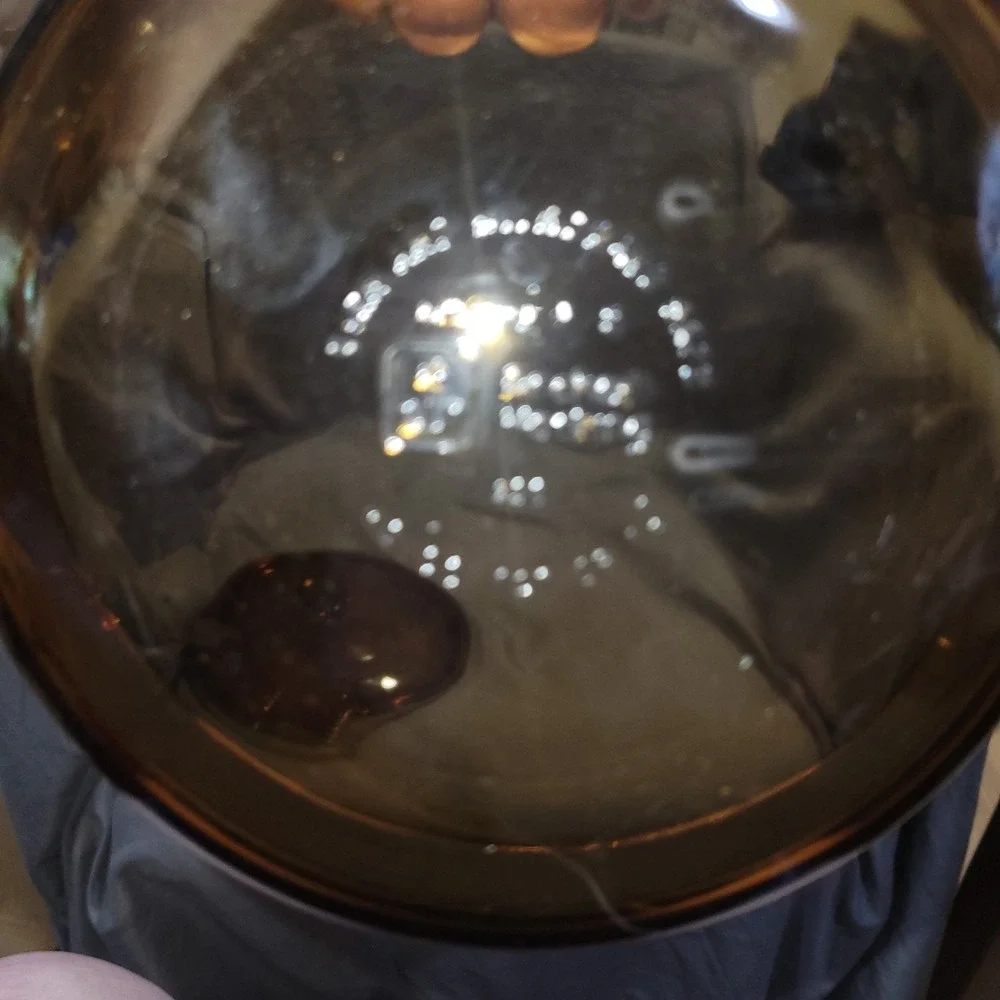 Anchor Hocking Amber/Brown Glass 1 Qt. Casserole Baking Dish With Lid